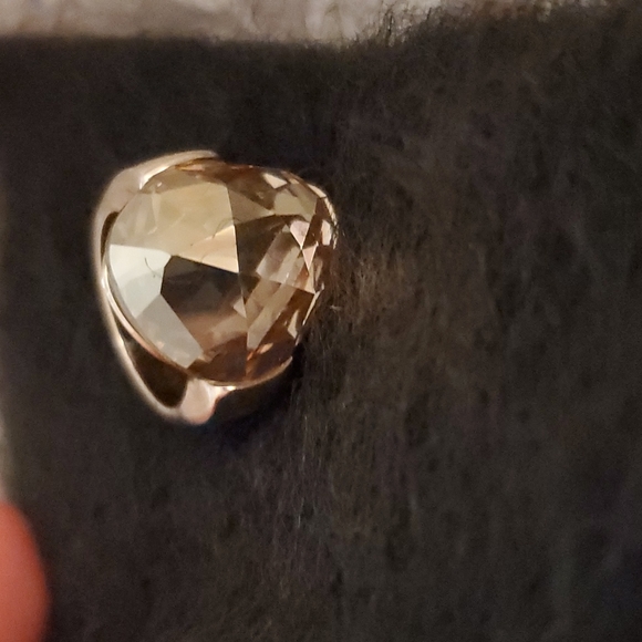 Swarovski drop egg ring- size 6 - Picture 7 of 8